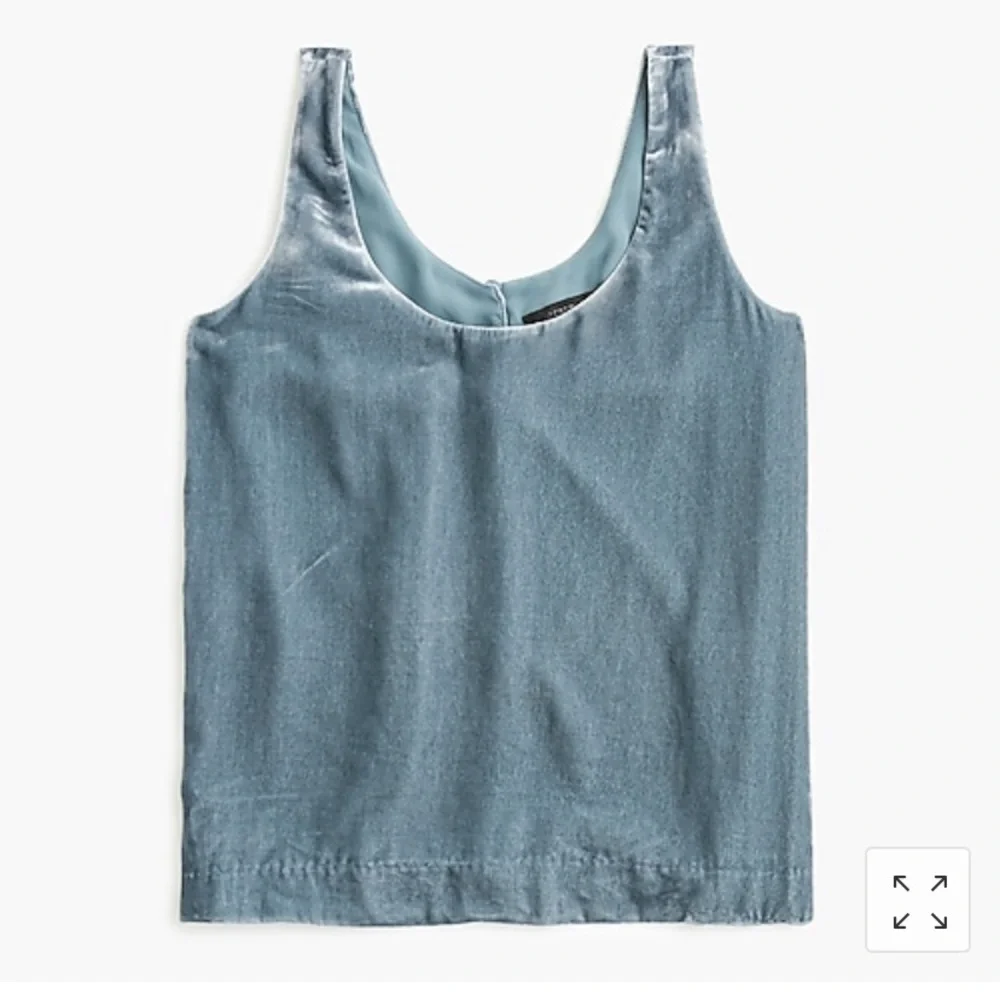 J. Crew Velvet Tank Top NWT